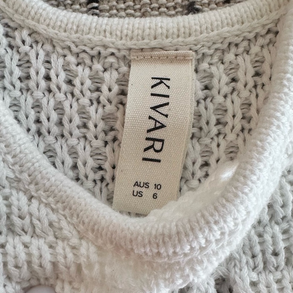 Kivari Women's Rizabiz Crochet Midi Dress. New no tag. Never worn